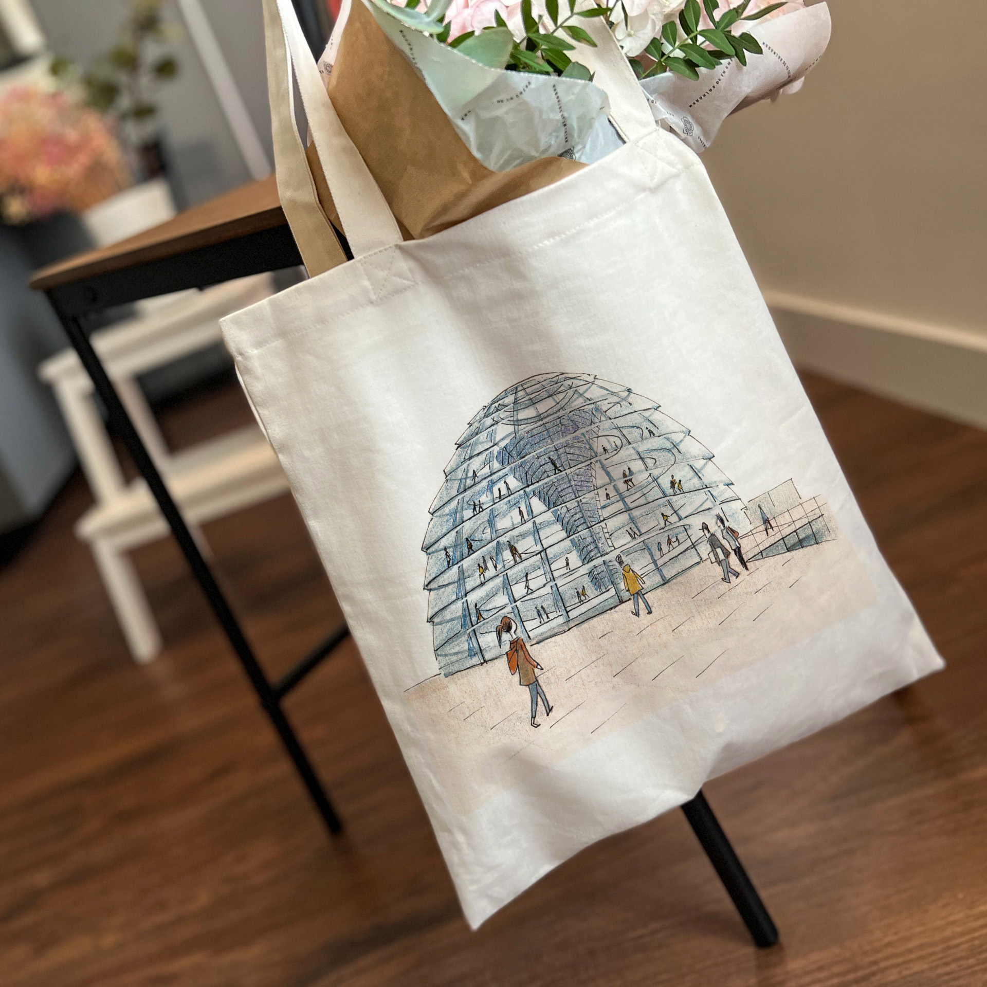 Cúpula Reichstag - BERLÍN - Tote bag - Tintablanca